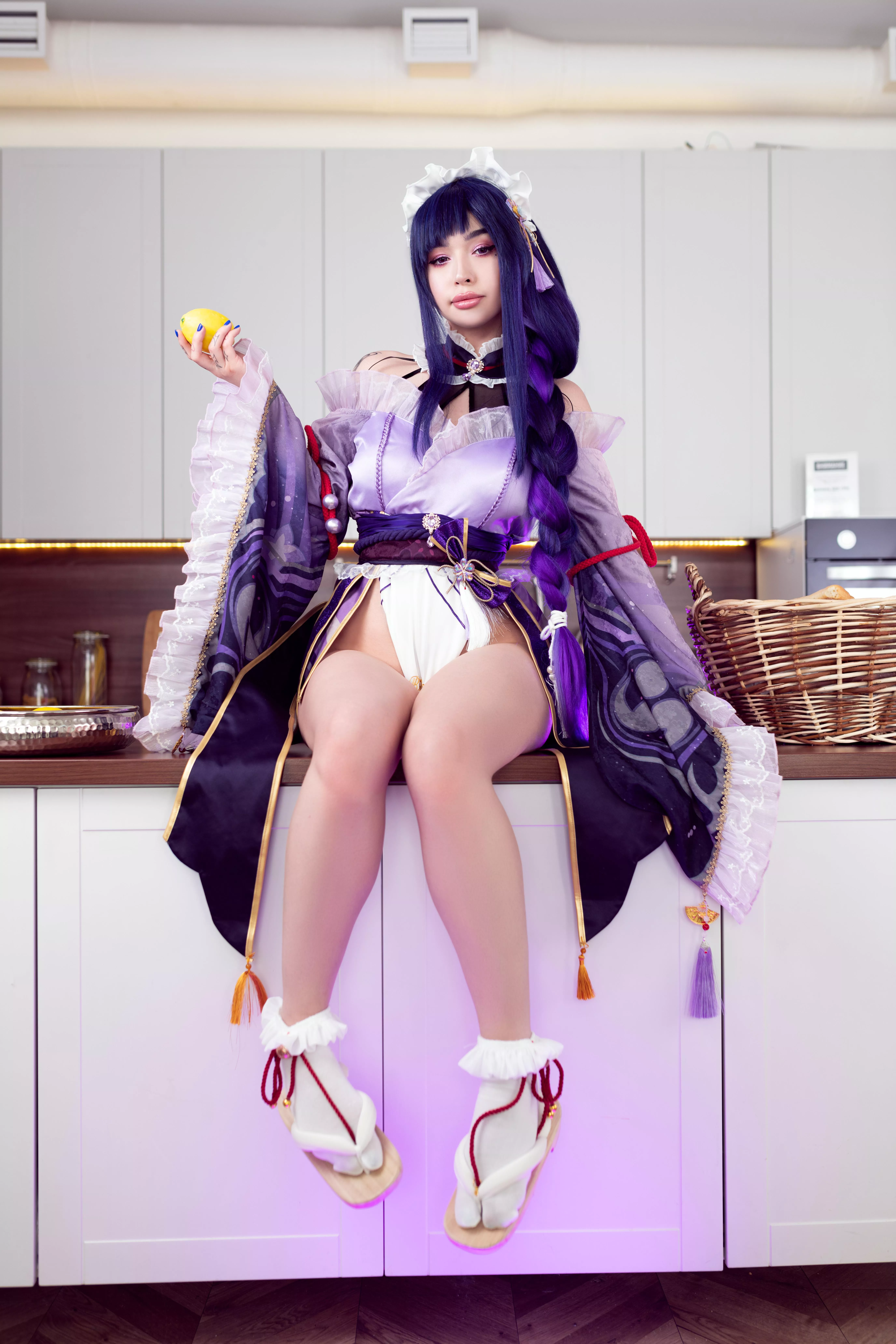 Raiden Maid cosplay by @_sooyoungg