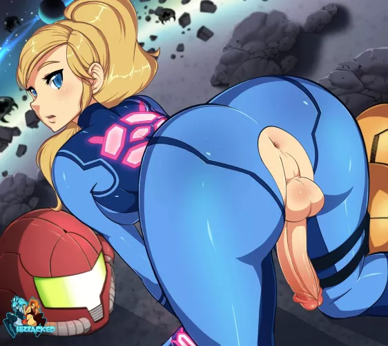 Samus is so beautiful and she's ready to take it deep in her booty! (Hizzacked)