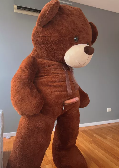 The only teddy bear I want in my bed at night