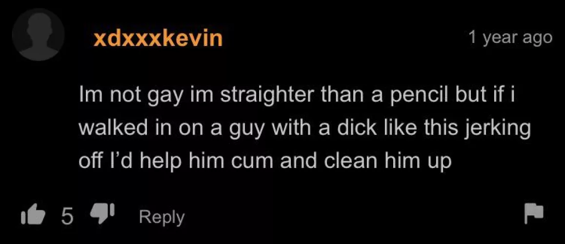 This Guy is Definitely Straighter Than a Pencil