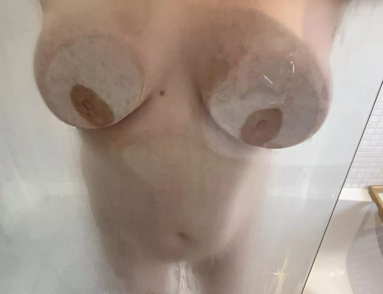 Trying to recreate the view for when you have me pressed up against the shower door