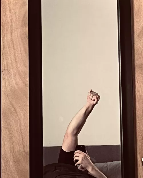 When you wake up in the morning and have to check how your forearms are looking for the day