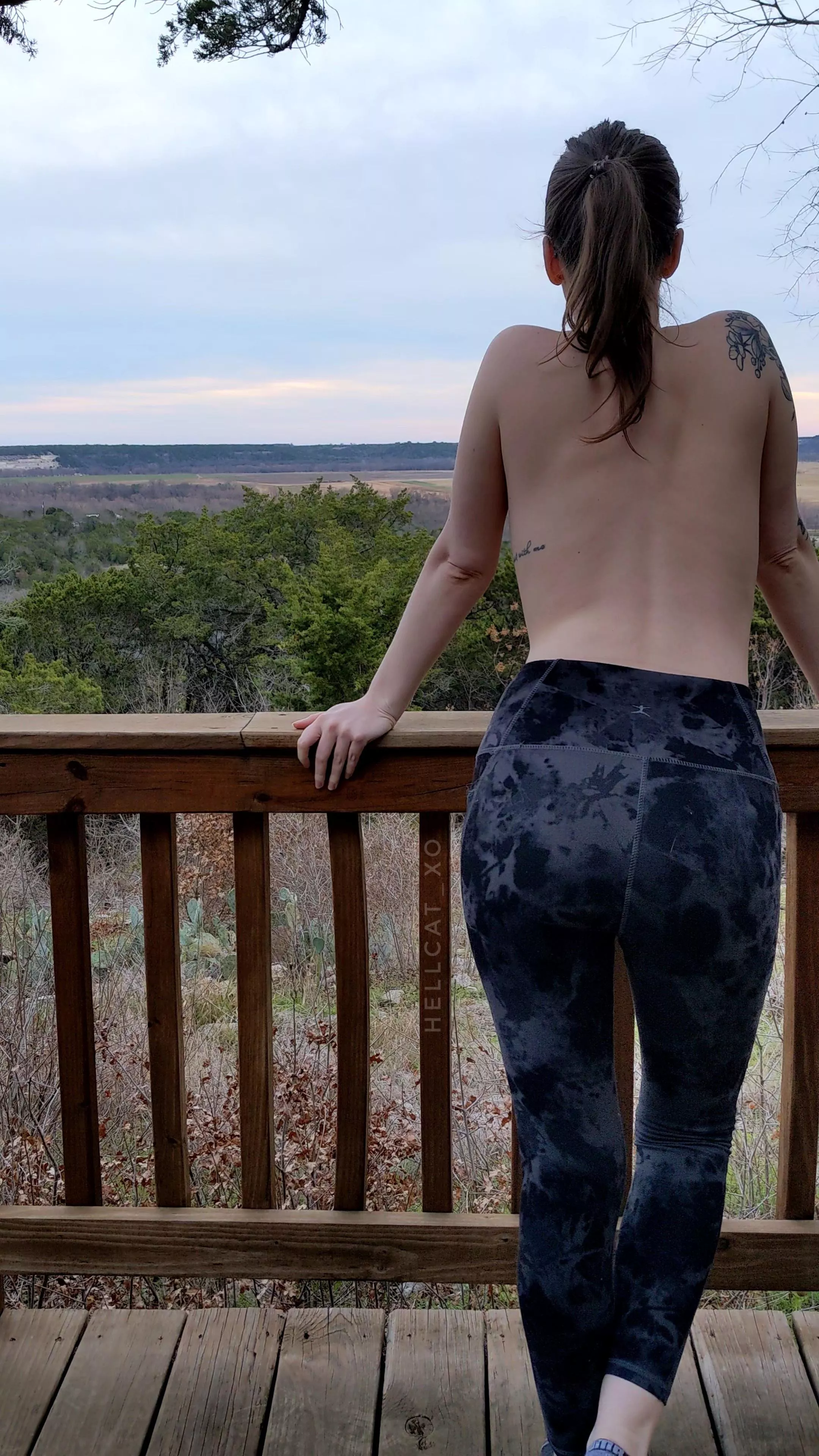 a perfect weekend getaway, no shirts allowed