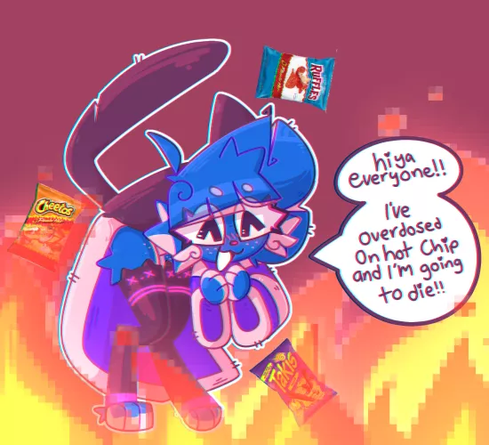 (✖∇✖) (art by me @fridgenstuffs on twitter)