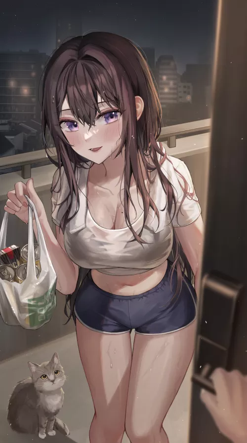 Bringing Home Beer [Artist's Original]