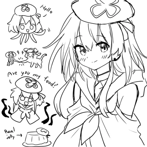 Cute doodle of Mizuki