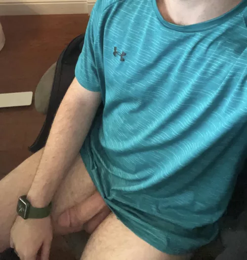 Does anyone else ever work with no pants on?