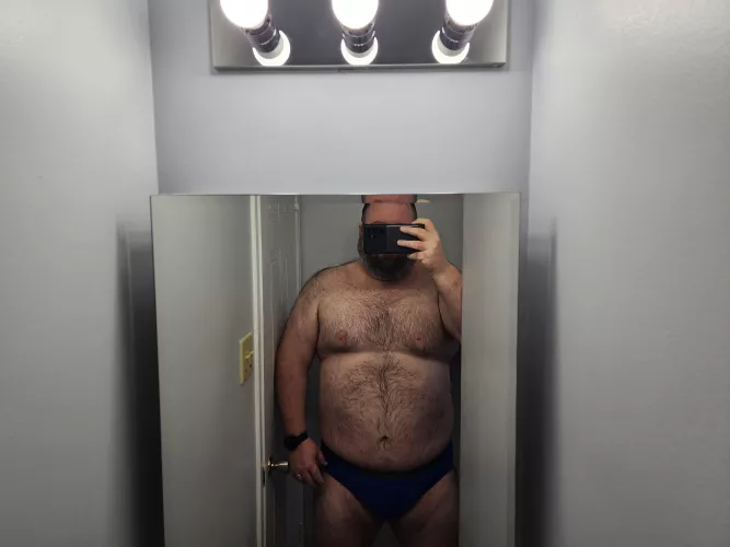 Does anyone like blue briefs?