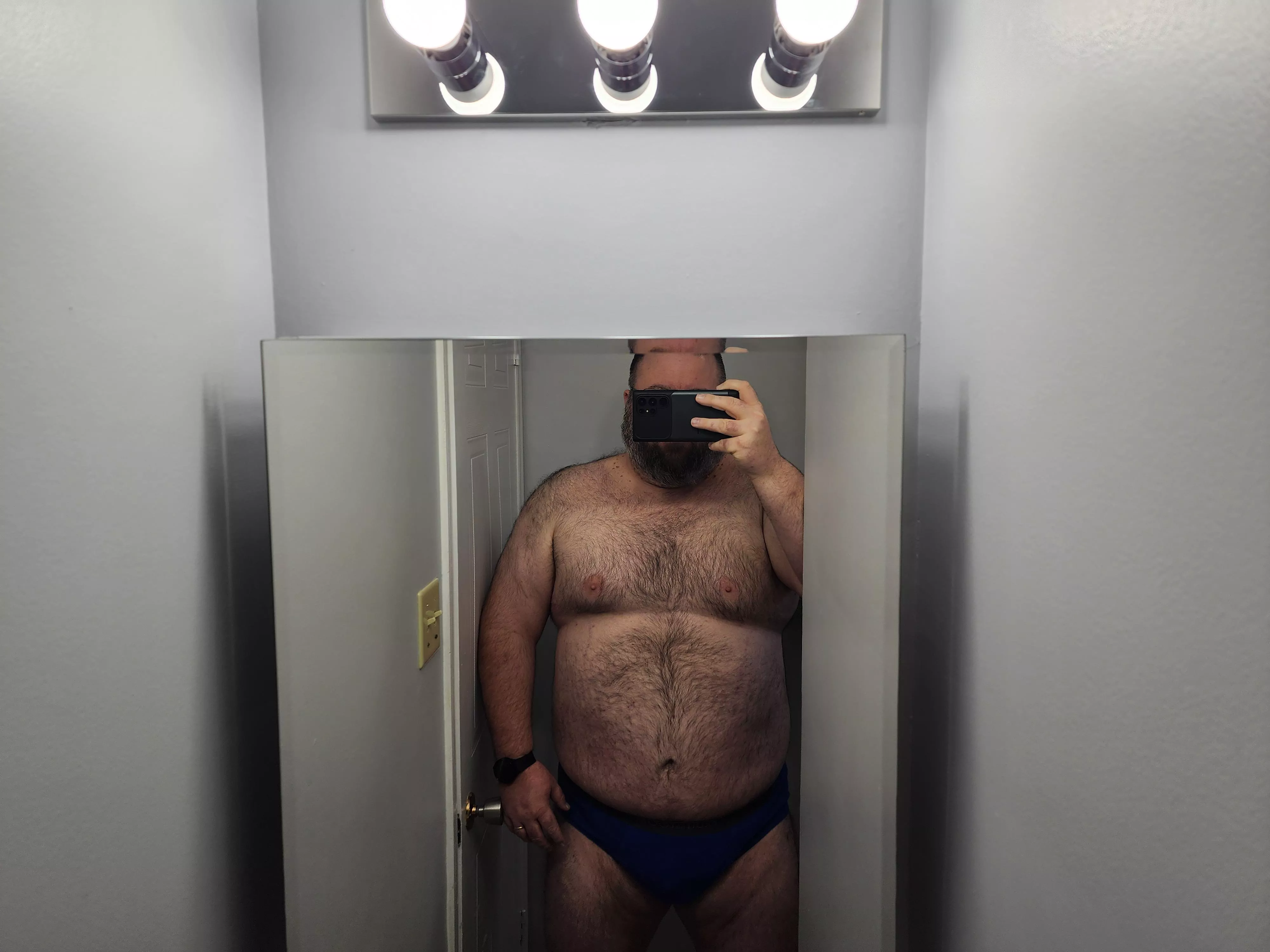 Does anyone like blue briefs?