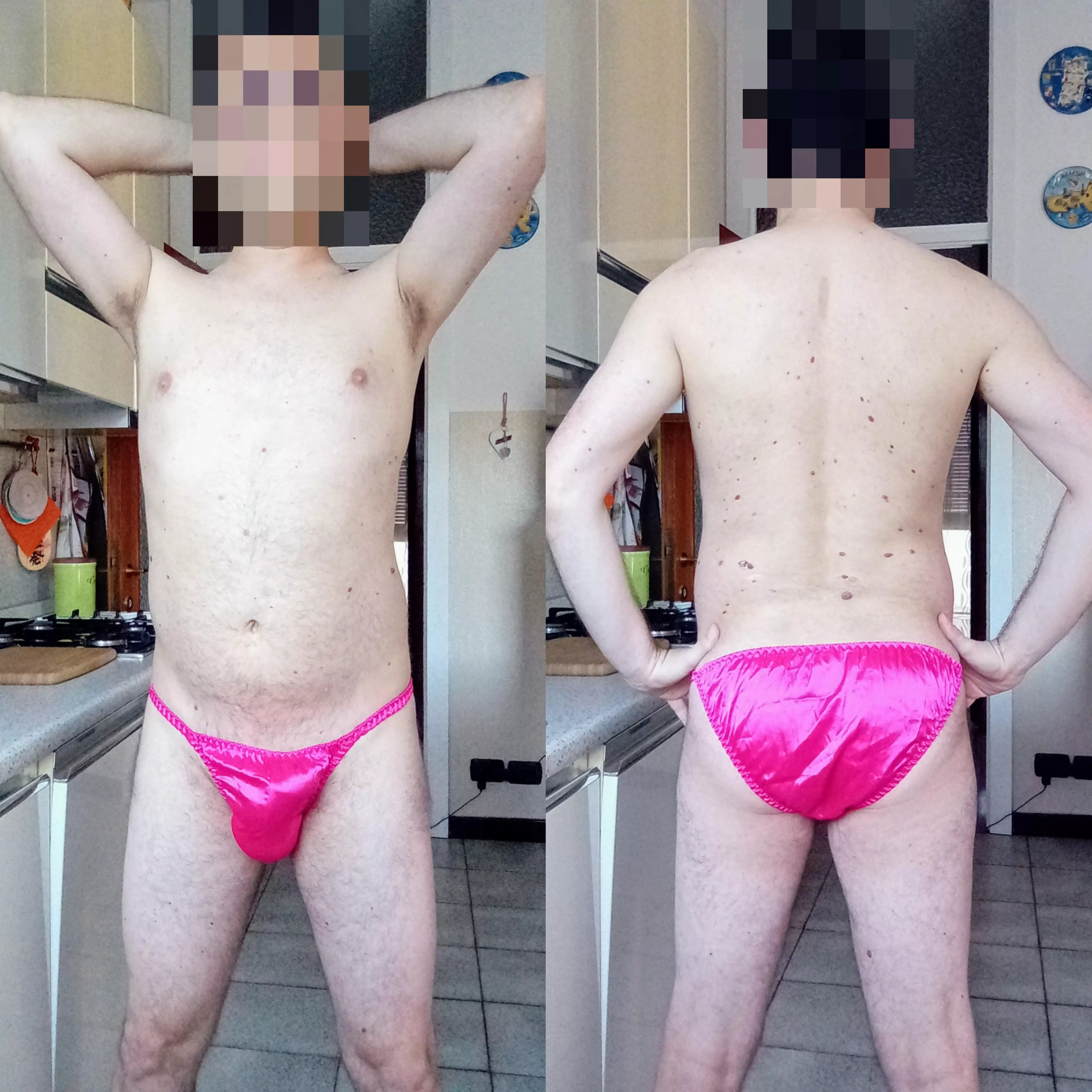 First post with a sexy pink panties