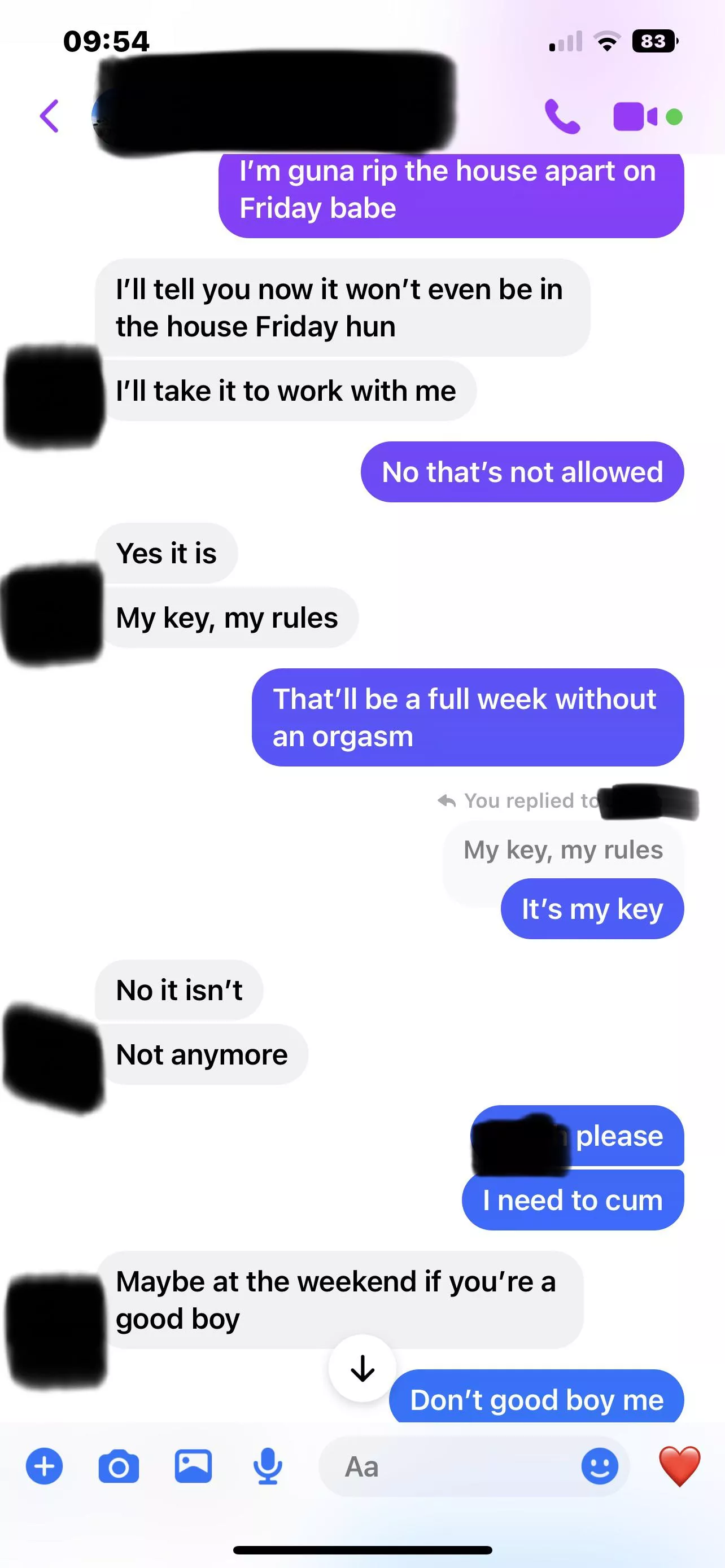 Fuck. Wife might be starting to enjoy it