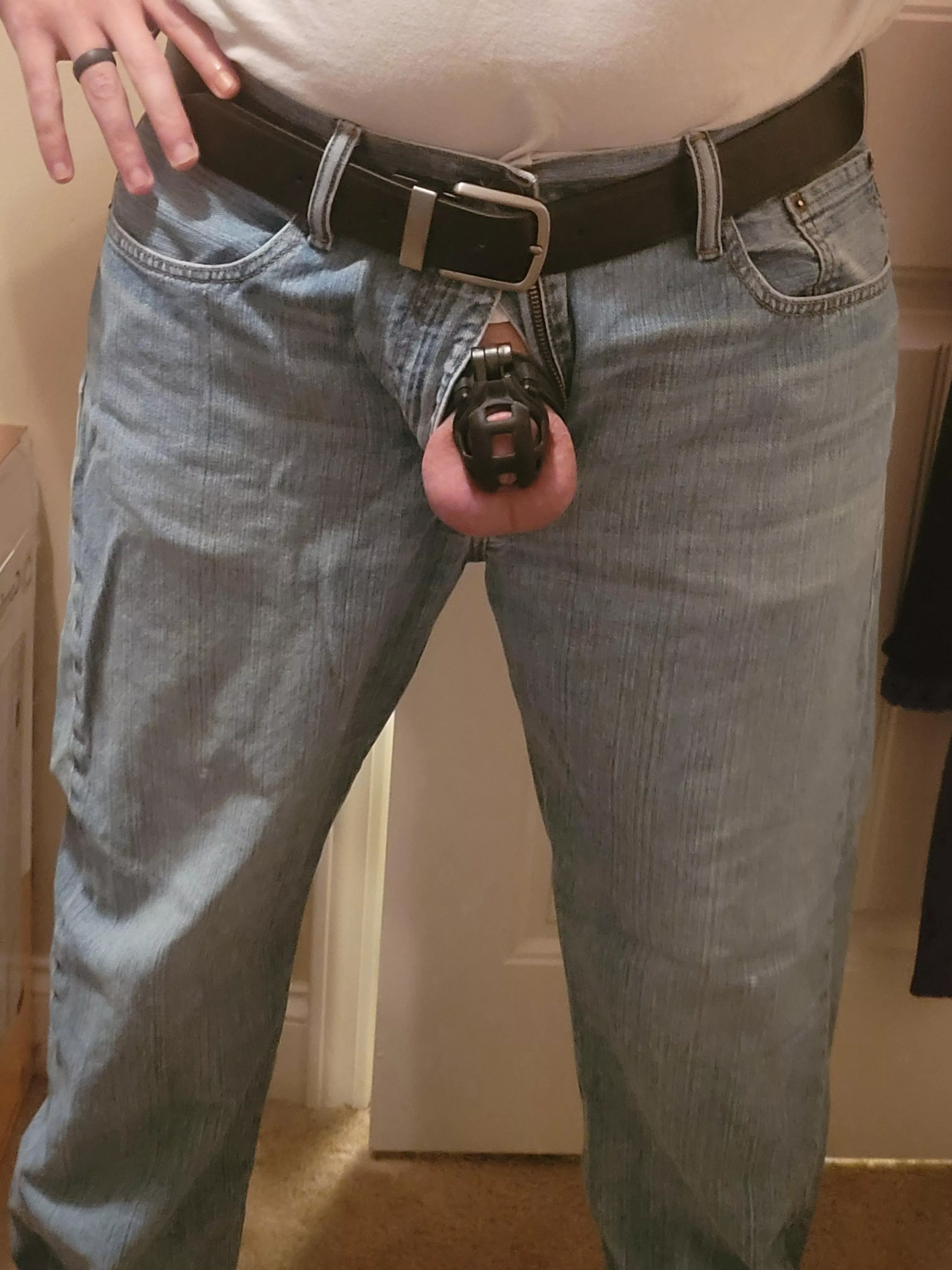 getting ready for work, like any other day.