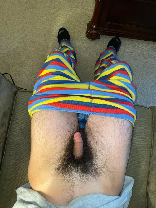 Good morning! Chilling out in my pjs! Pms open