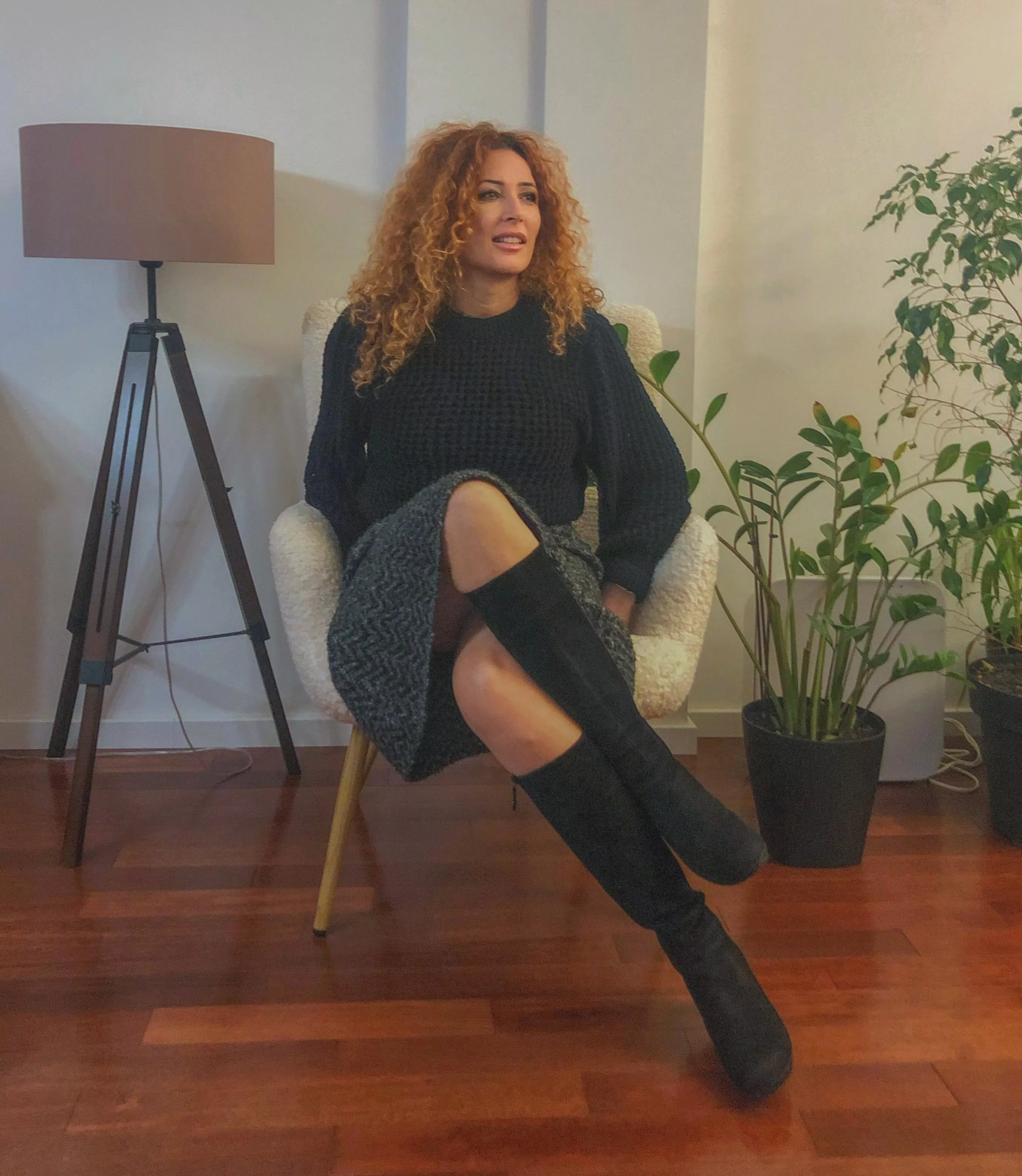 Here is a photo of me in warm clothes. Very safe for work , lol, but maybe someone likes.