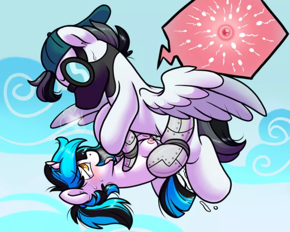 Hoof Holdin' & Womb Fillin' (PaperBagPony) [MF]