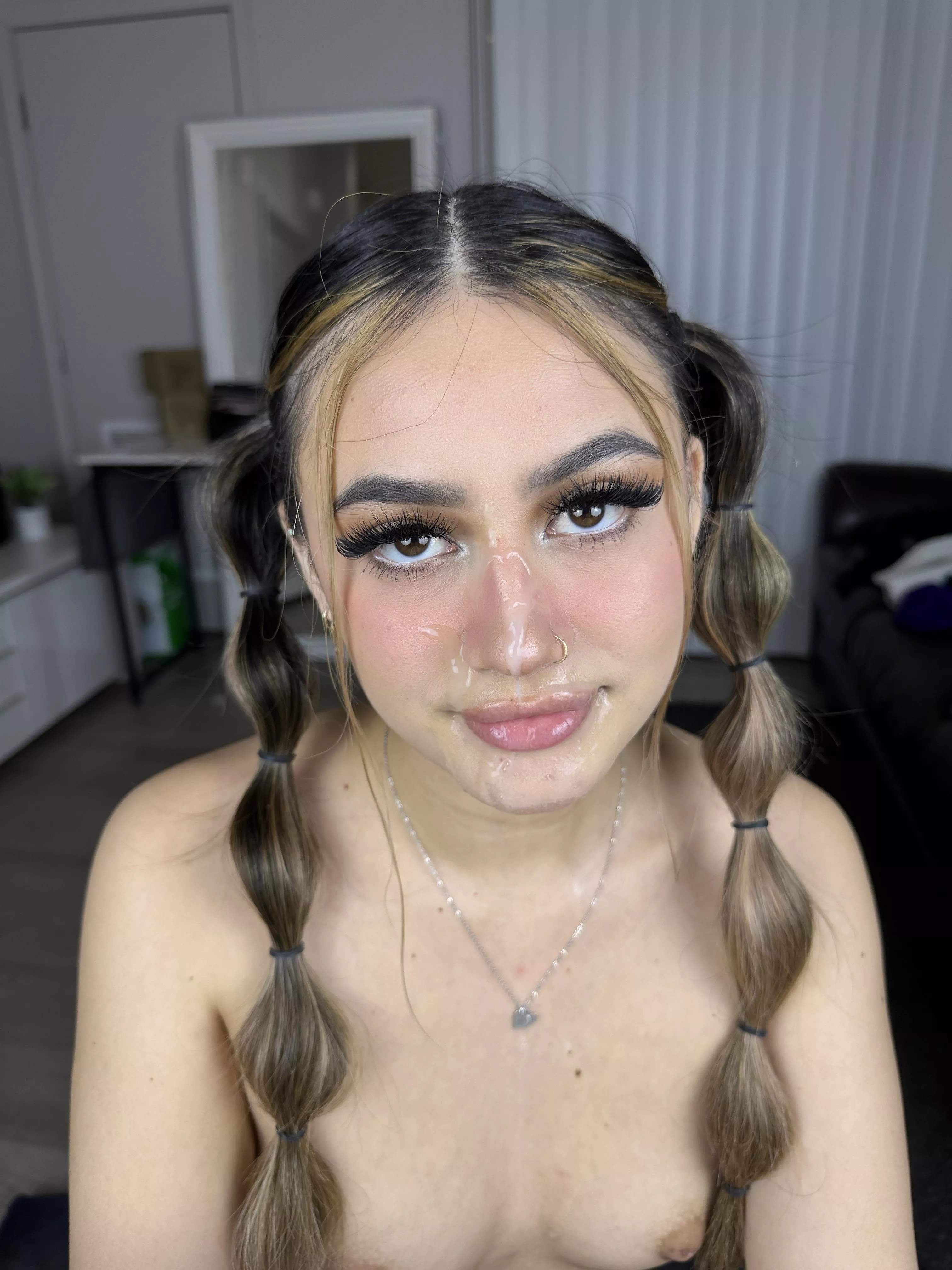 i feel pretty being covered in cum