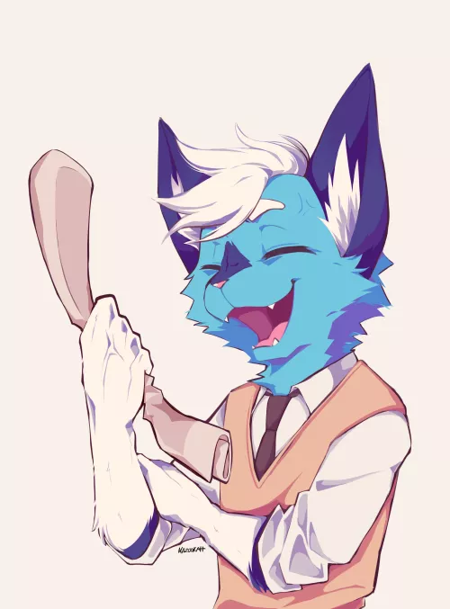 *mad* (art by me @kazookatt )