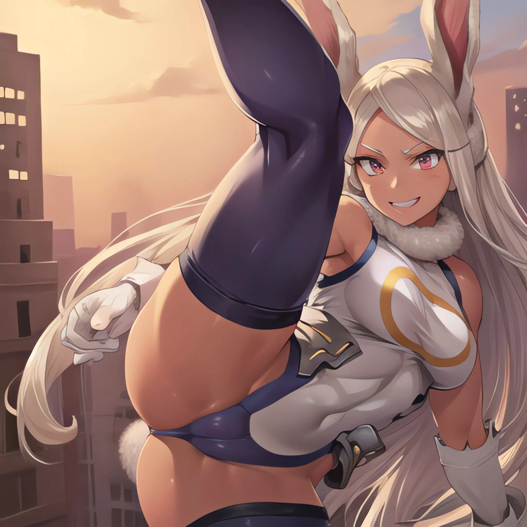 Mirko's Thighs of Justice (Tanuki Illustrator)