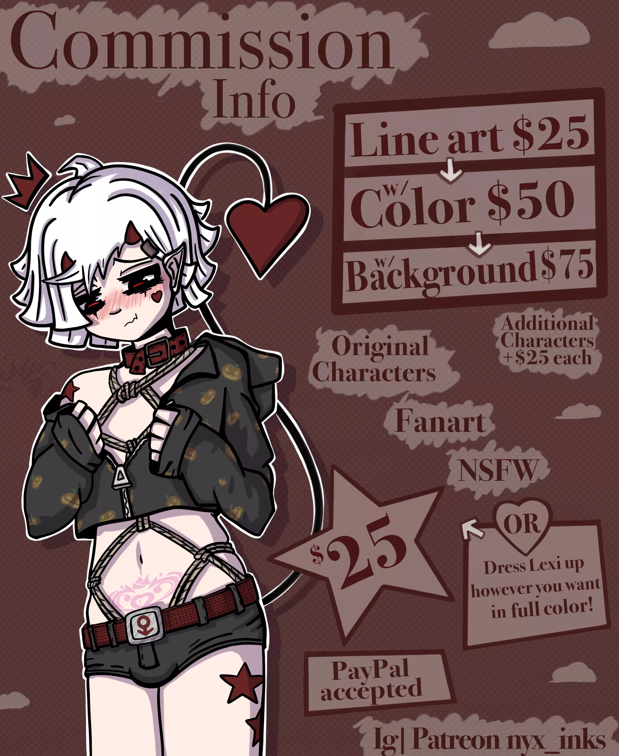 My blushy commission mascot