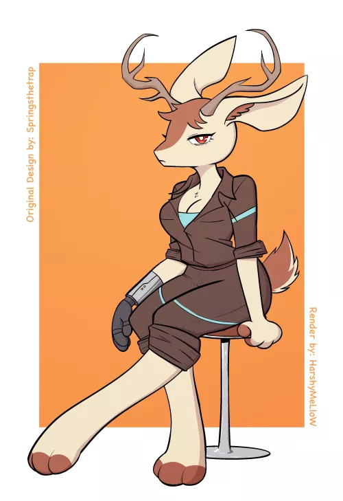 Springs Art Collab (OC by springthetrap) [Art by me]