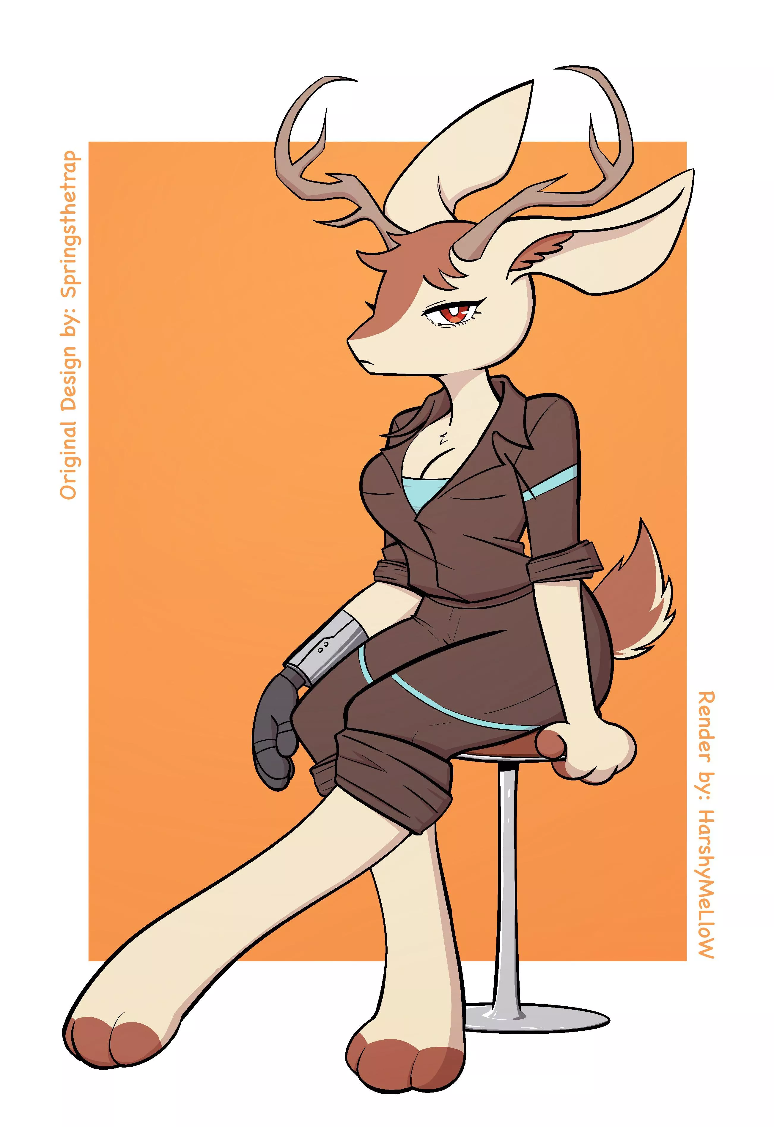 Springs Art Collab (OC by springthetrap) [Art by me]