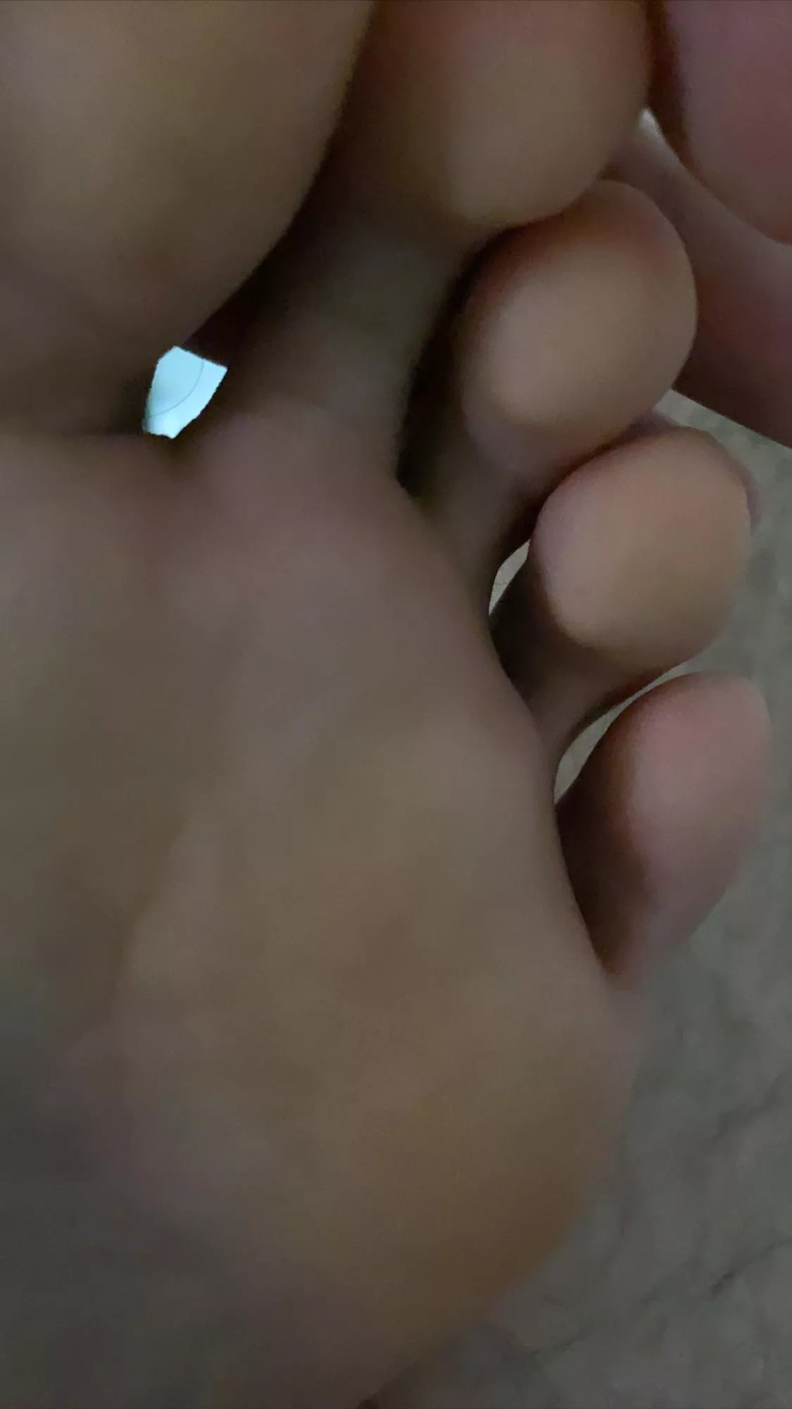 Toes close up