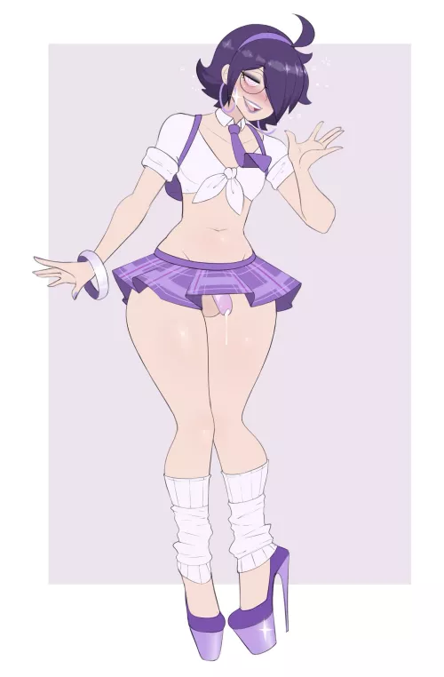 When the cute goth boi gives you 