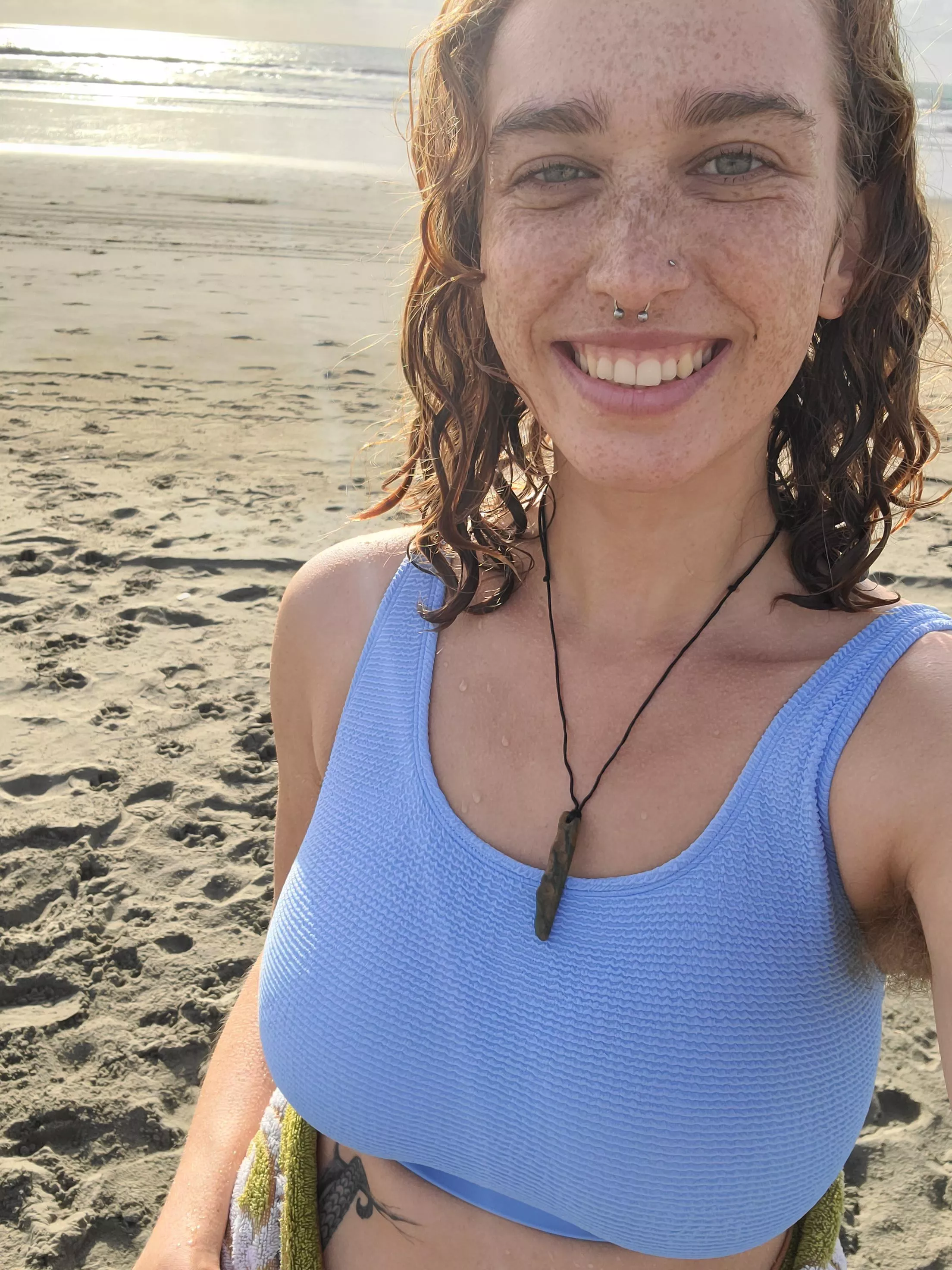 A hairy beach selfie :)