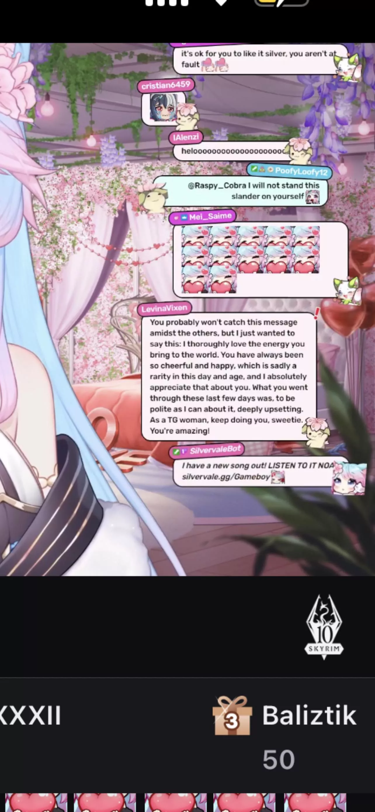 Any idea how to get this type of chat? Found on a vtuber on my explore page it was so fluid and pretty.