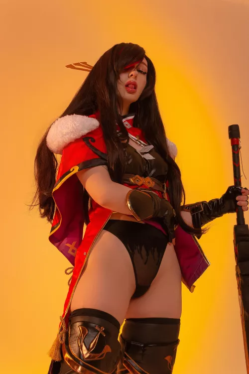 Beidou pantsy cosplay by Hioshicos