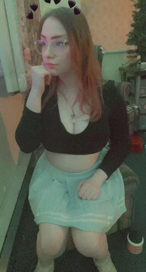 does my red hair and glasses combo do it for you?