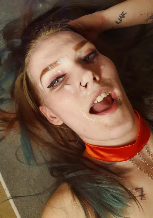 Does the warm, thick cum bring out my eyes? 😻