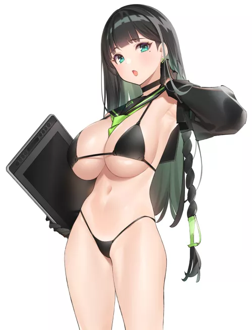 Drawing tablet waifu