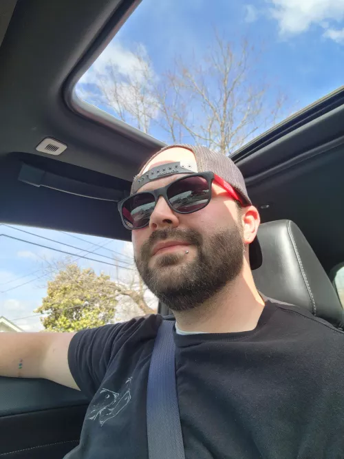 Enjoying the warm and sunny day 😎