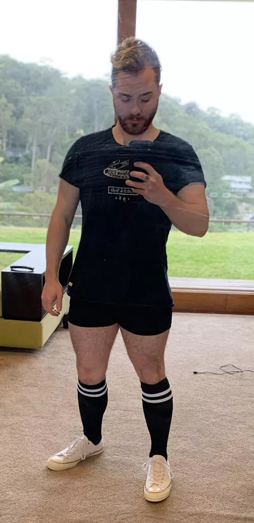 Feeling overdressed.