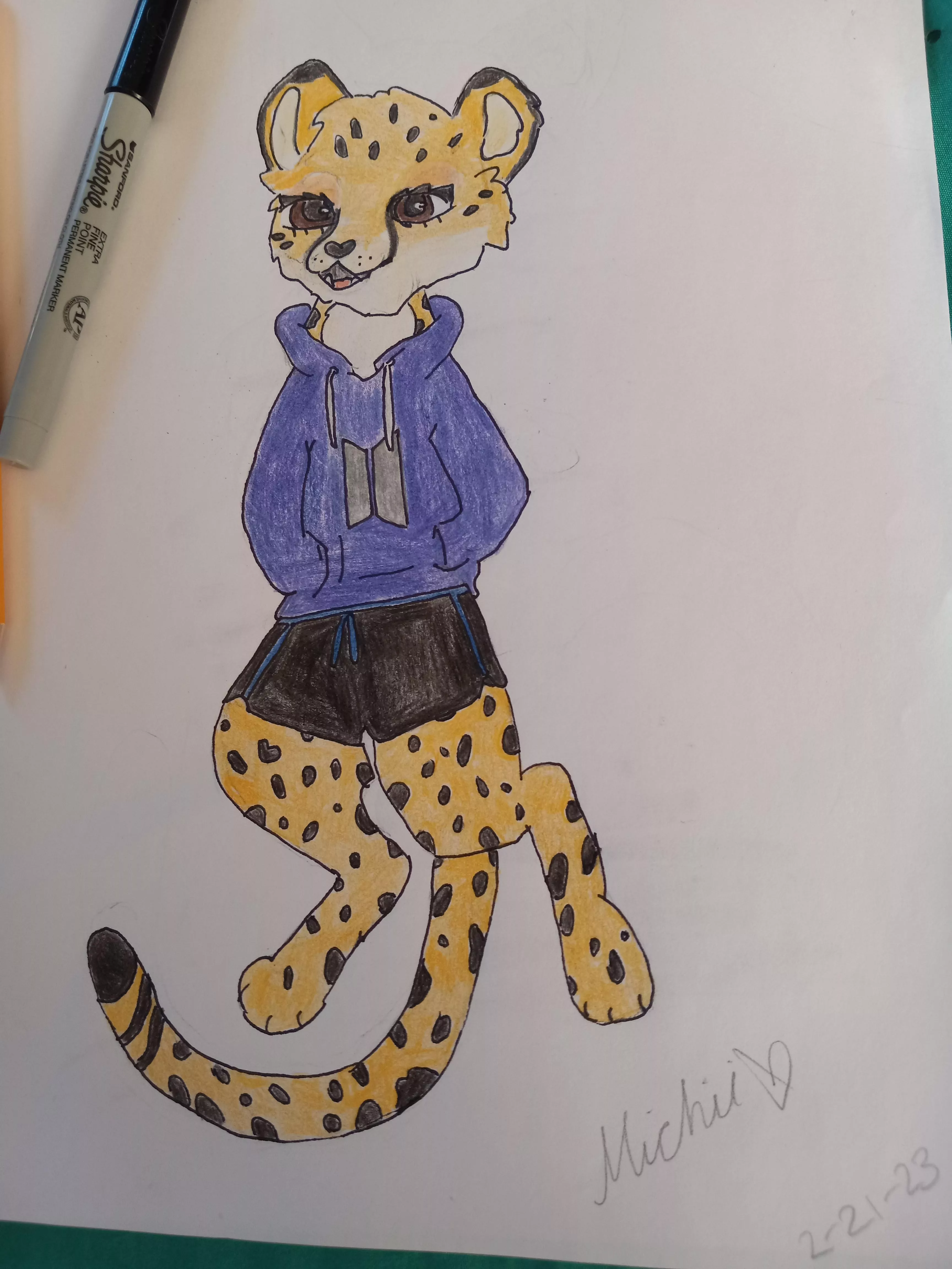 Finally drew something of my own. May not be the best thing but I'm no artist so that's okay with me.