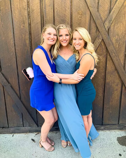 Girls in a Blue Dress