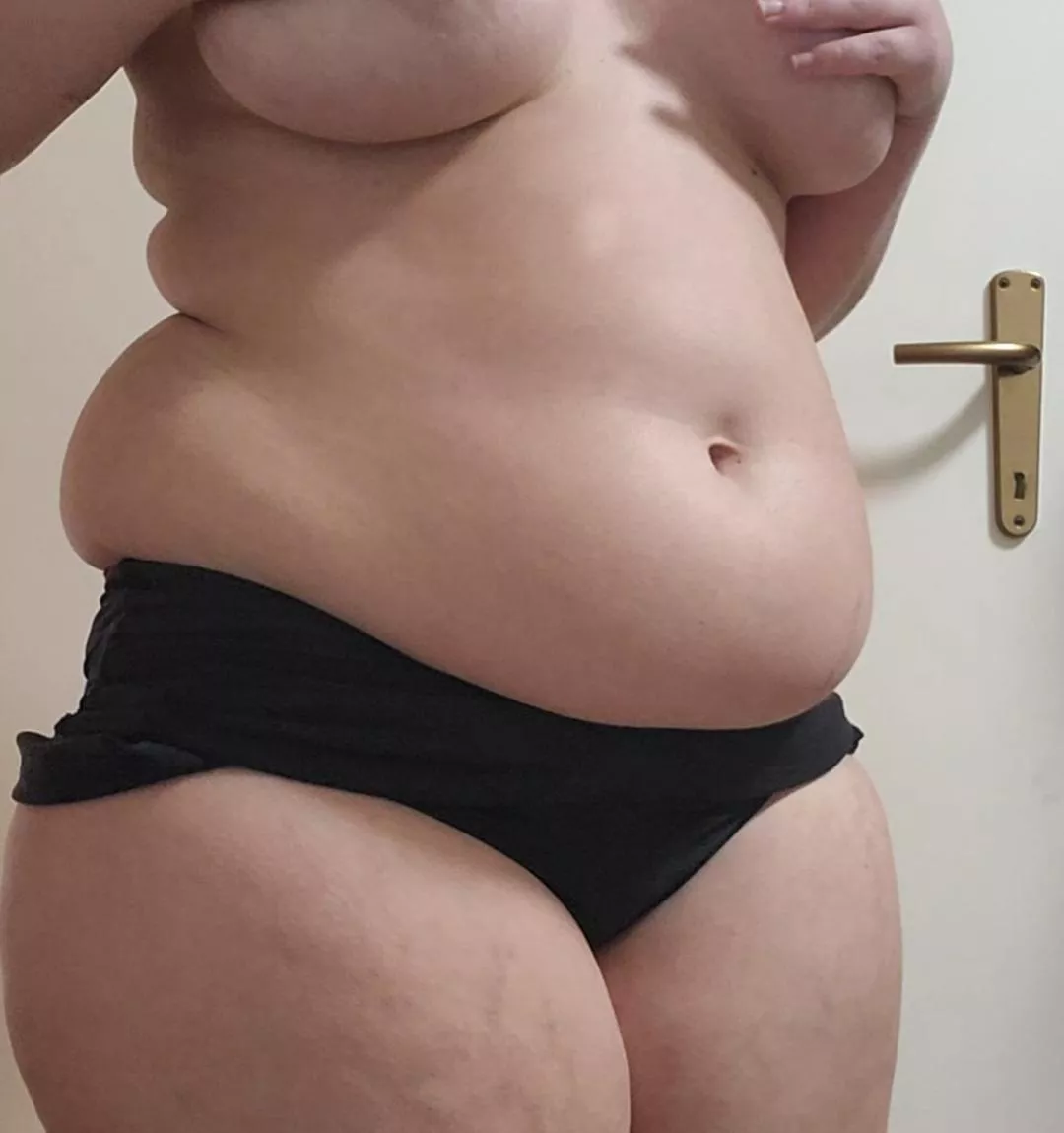 Got stuck trying to get into this old swimsuit. What do I do now?