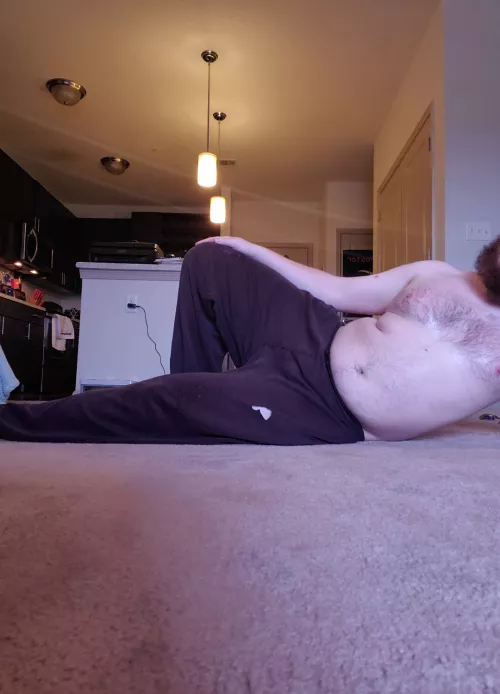 Hard to see but I was sweating like a whore in church.