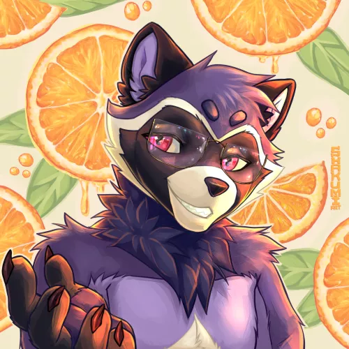 Headshot for Lufis (art by Shakumi/ me on FA)