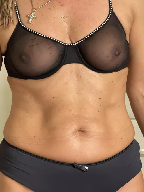 Husband took a photo of me after coming out of the shower. I hope like looking