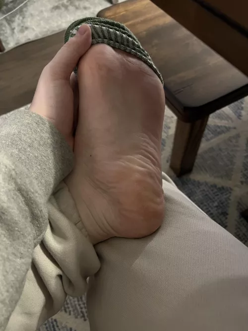 I could really use a foot rub with some special lotion