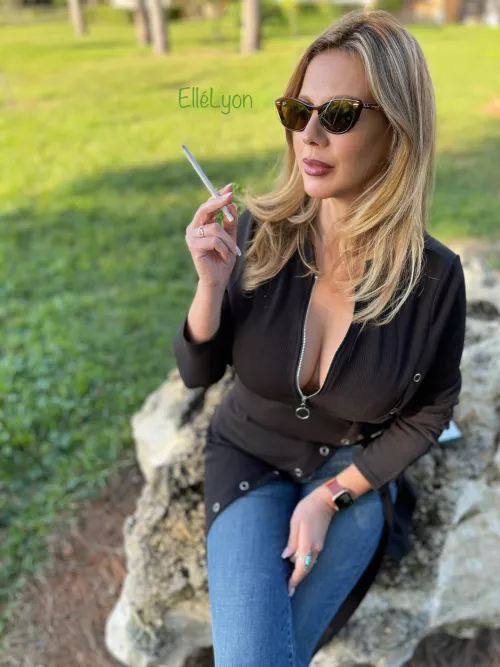 I don’t mind sitting in the smoking section. 😏