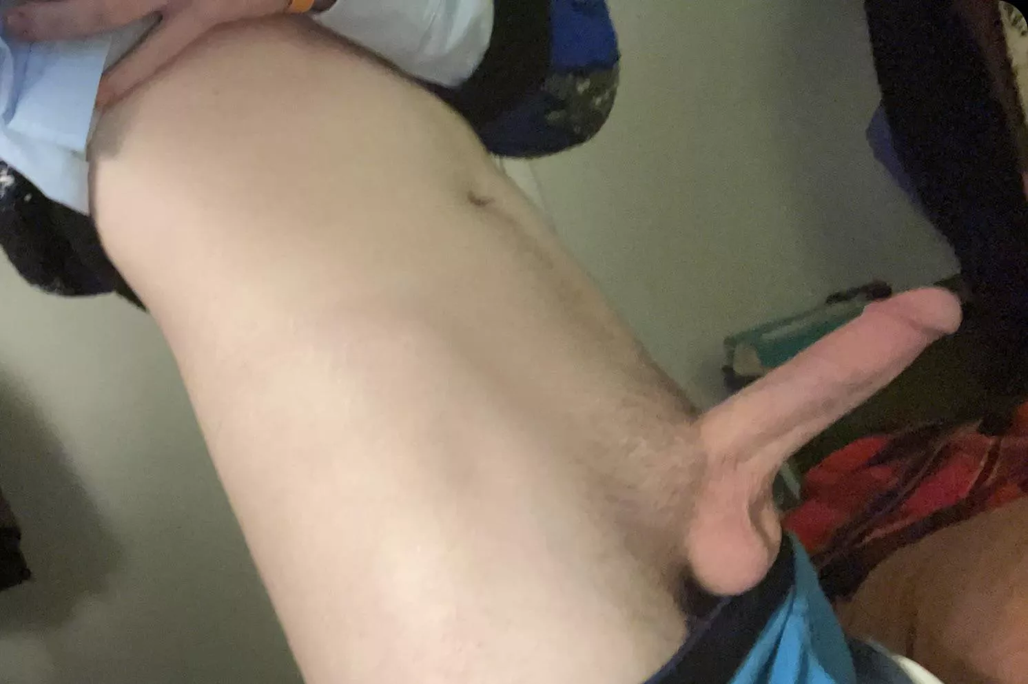 I may only be 130 lbs, but 10 lbs of it is cock