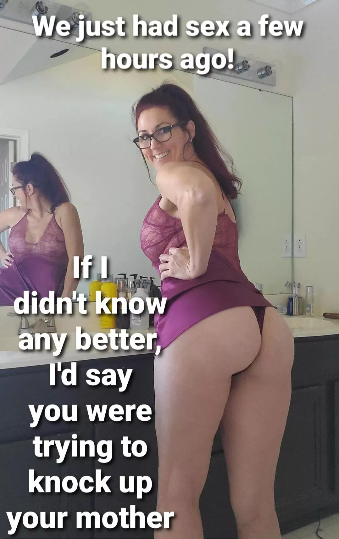 I think she knows what I was up to...