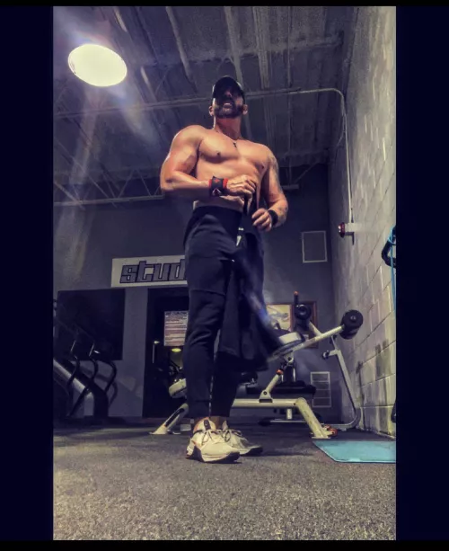 I worked hard for the beard & muscles , how hard would you work for the boner?