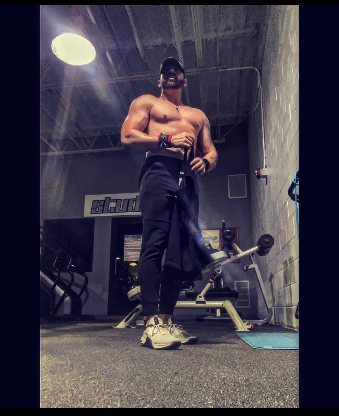 I worked hard for the beard & muscles , how hard would you work for the boner?