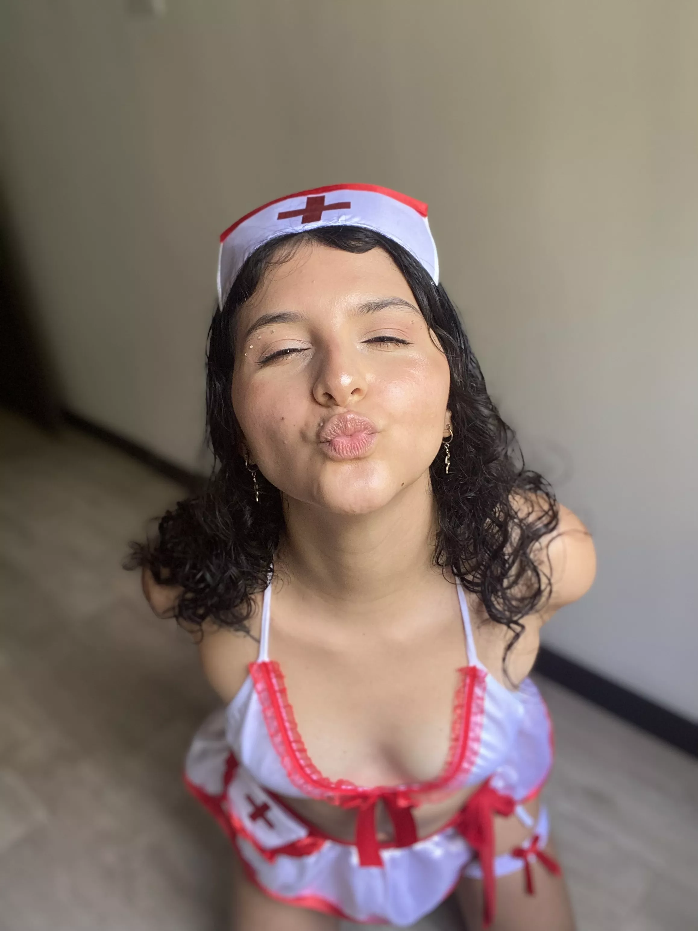 I'm curious, how many medical checkups would you need if I were your nurse?😜