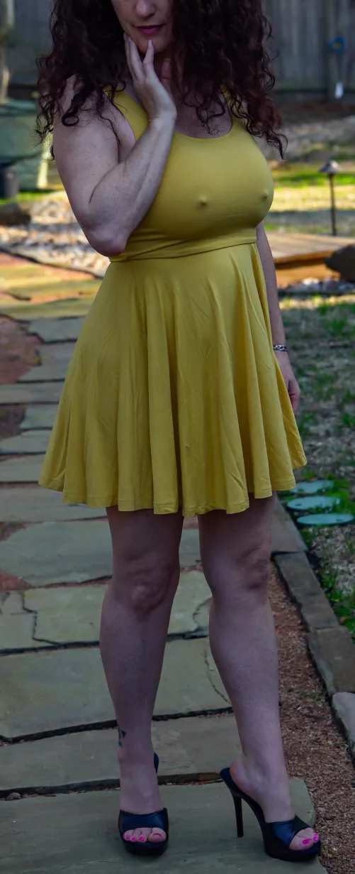 I'm going to the mall today without a bra. Thoughts?