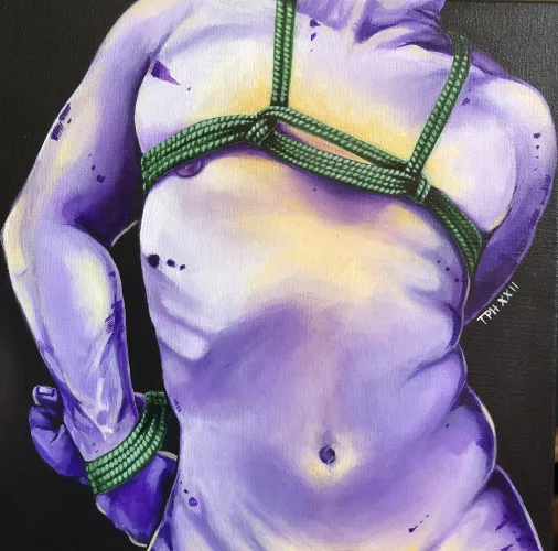 I'm so glad this sub exists! Acrylic painting of a tie I did.